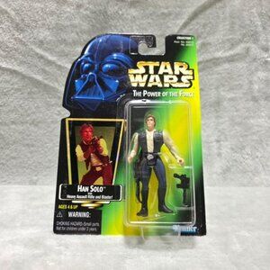 Star Wars Power of the Force – Han Solo (1995) w Heavy Assault Rifle & Blaster